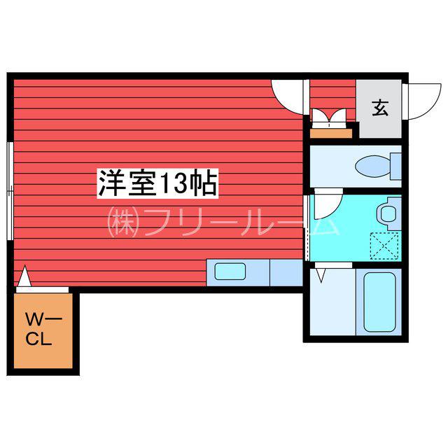 オリーブガーデン(ワンルーム/3階)の間取り写真