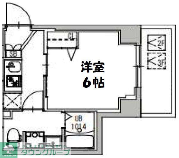 S-RESIDENCE妙蓮寺(1K/5階)の間取り写真