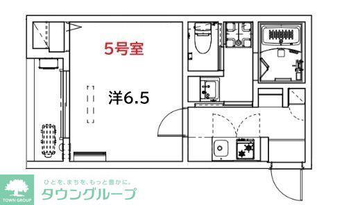 ILE DE LA MAIN ELEVEE HIGASHIURAWA(1K/2階)の間取り写真