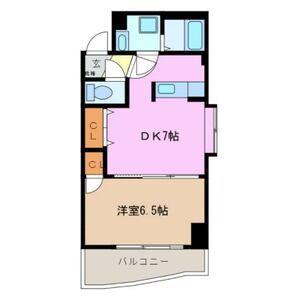 エトワール(1DK/1階)の間取り写真