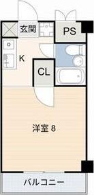 AIコンフォート小豆坂(1K/3階)の間取り写真