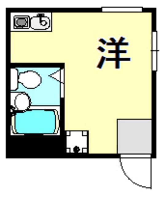 レジデンス郷Ⅲ(ワンルーム/3階)の間取り写真