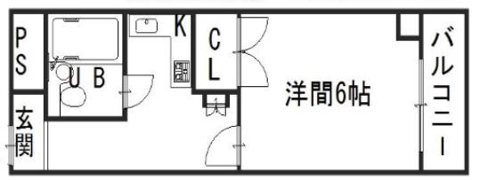 アコーズタワー神戸駅前(1K/3階)の間取り写真