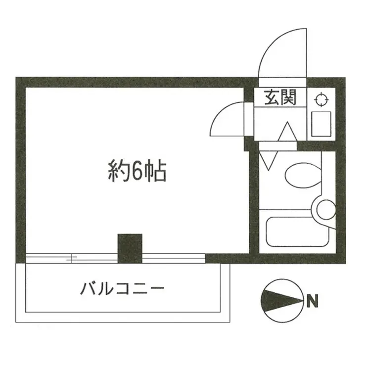 サンパレス中幸 3階階 間取り