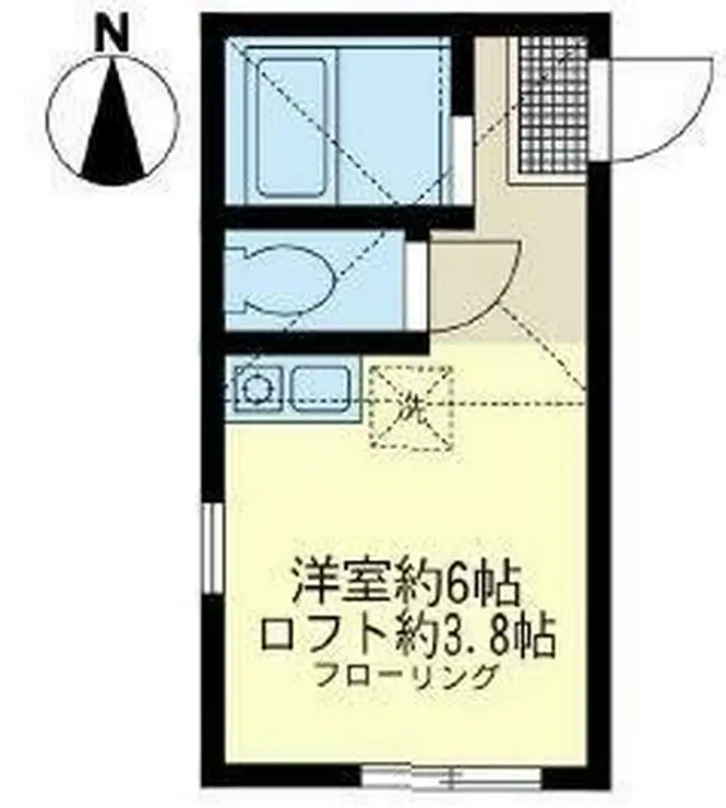 ユナイト小向リッジ 1階階 間取り