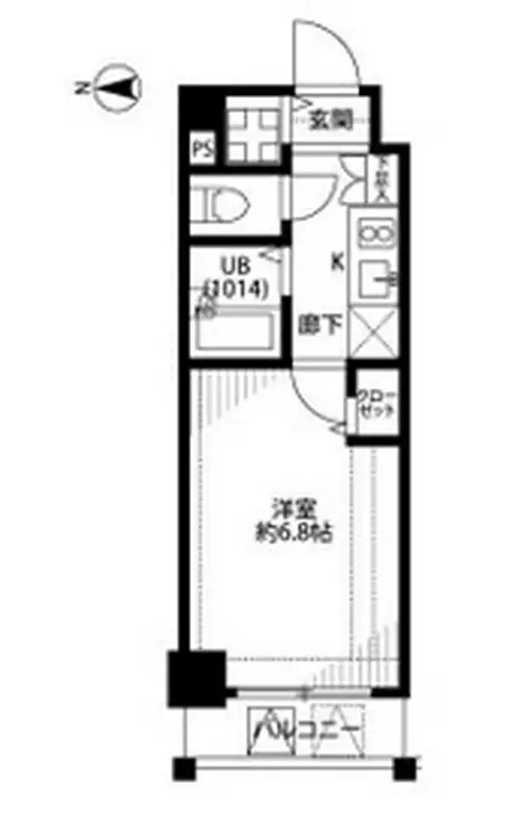 プレール・ドゥーク清澄白河 1階階 間取り