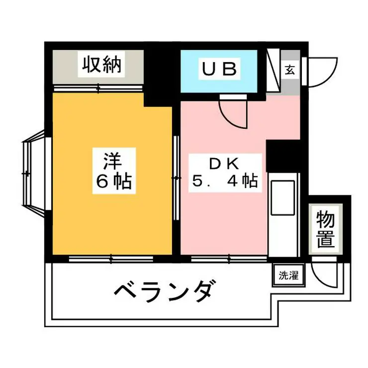 金子コーポ 3階階 間取り