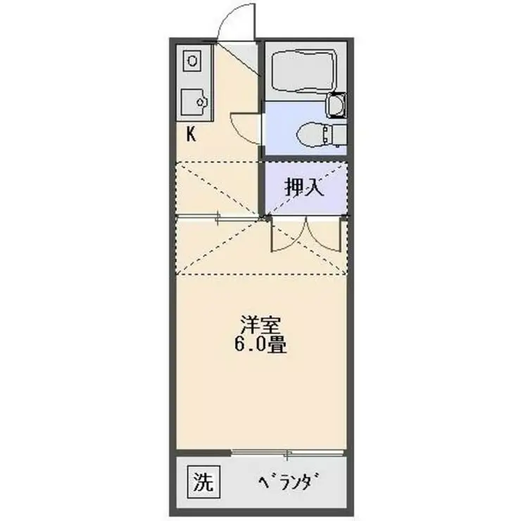 メゾンパレット 2階階 間取り