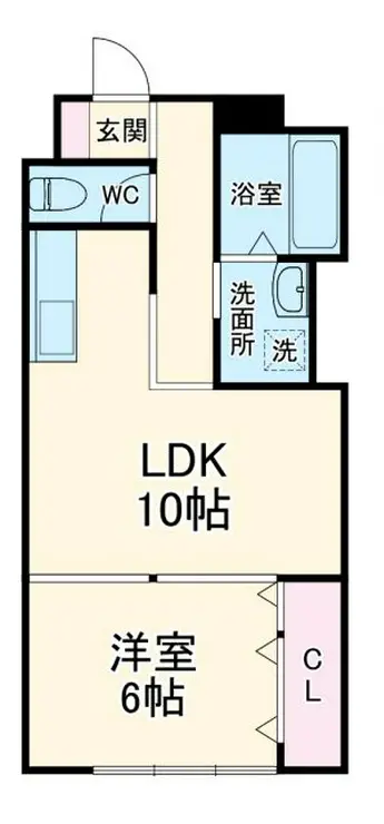 コーポラス我孫子 4階階 間取り