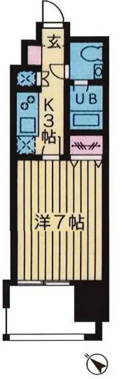 シティハイツ成増 10階階 間取り
