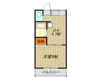 第3丸三マンション(2K/2階)の間取り写真