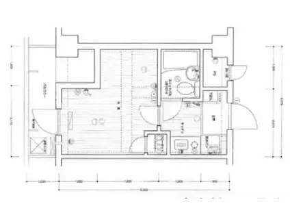 リーガル塚本III(ワンルーム/4階)の間取り写真