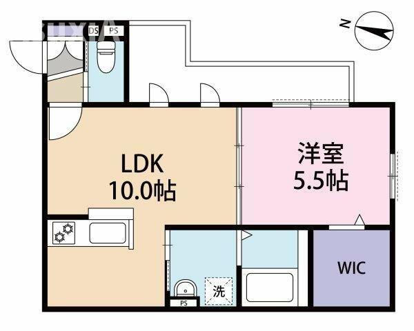 ロイヤル 三軒茶屋(1LDK/4階)の間取り写真