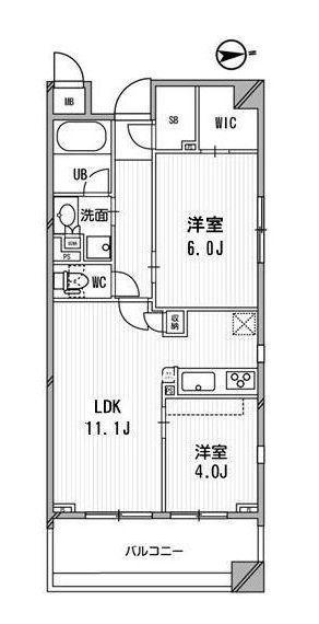 アーデン神保町(1SLDK/5階)の間取り写真