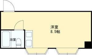 ラパンジール京町堀(ワンルーム/4階)の間取り写真