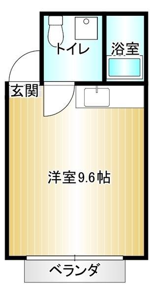 レジデンスTOMO(ワンルーム/1階)の間取り写真