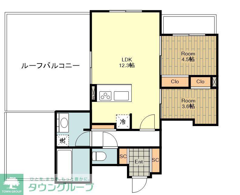 EDIT吉祥寺(3LDK/3階)の間取り写真