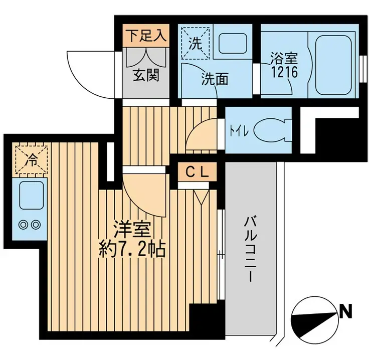 クリオ戸越銀座弐番館 13階階 間取り