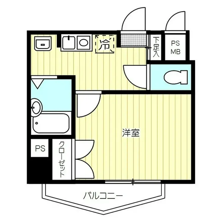 ガラ・シティ笹塚 14階階 間取り