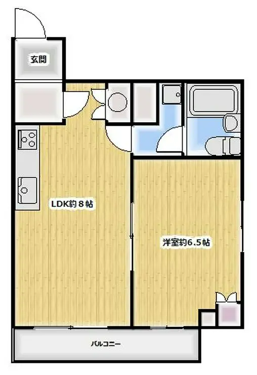 ライオンズマンション末吉町 5階階 間取り