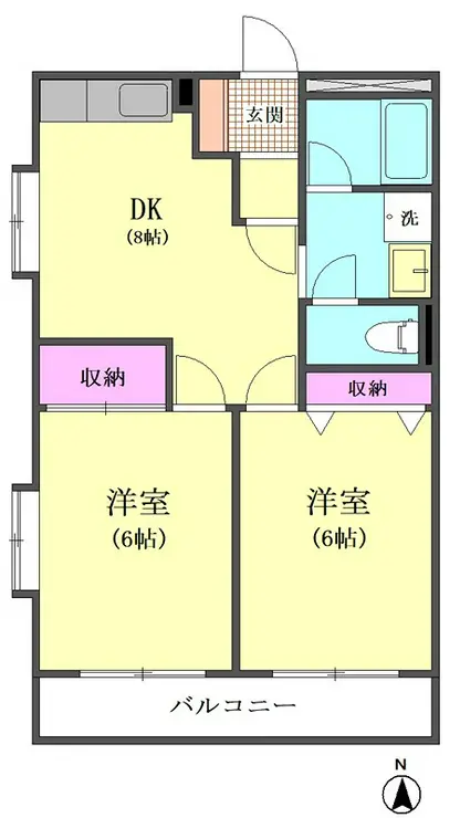 アベニュー瑞穂 1階階 間取り