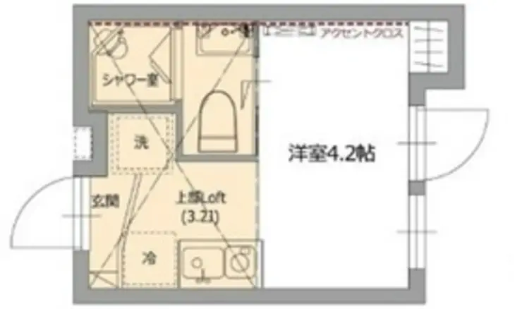 ビジュー千住大橋レジデンス 1階階 間取り