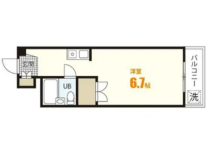 村澤ビル(ワンルーム/3階)の間取り写真