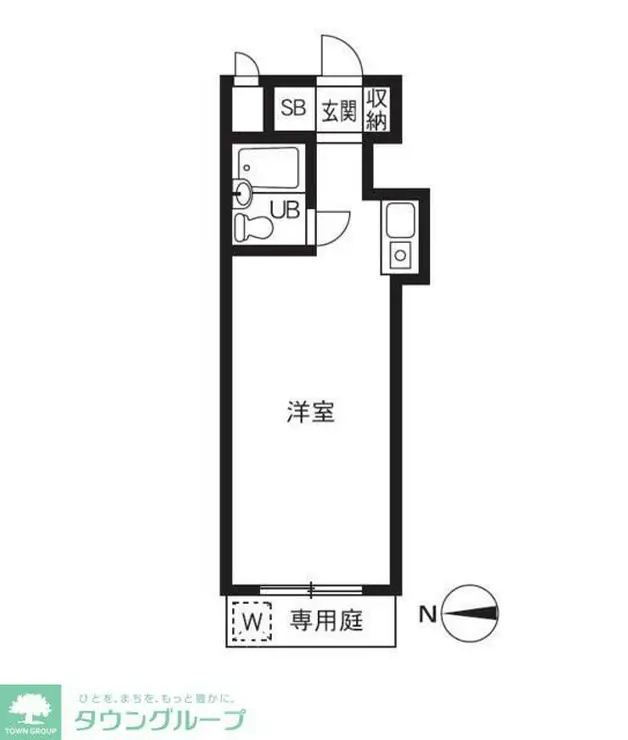 ペガサスマンション経堂 1階階 間取り