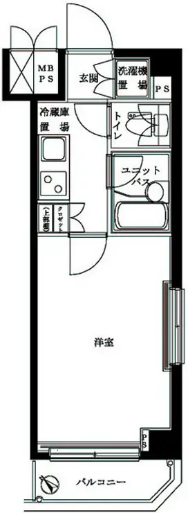 ルーブル小石川弐番館 5階階 間取り