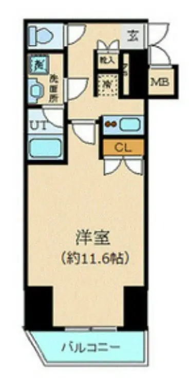 パレステュディオ虎ノ門 5階階 間取り