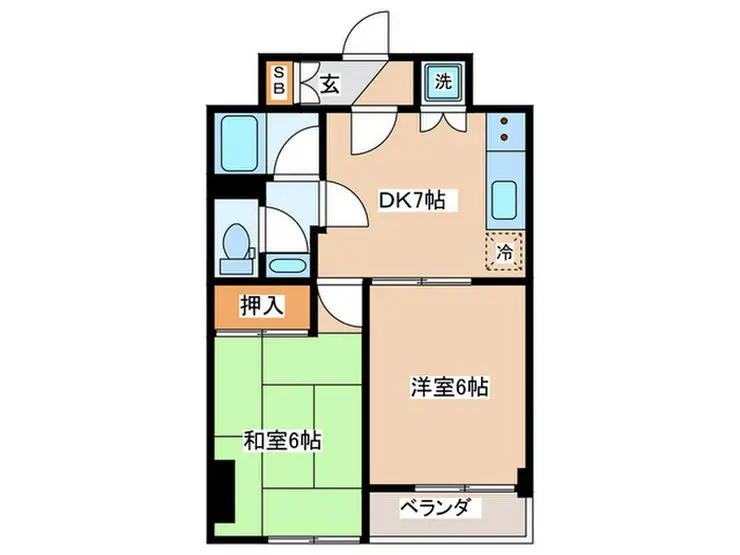 藤和東池袋コープ 8階階 間取り