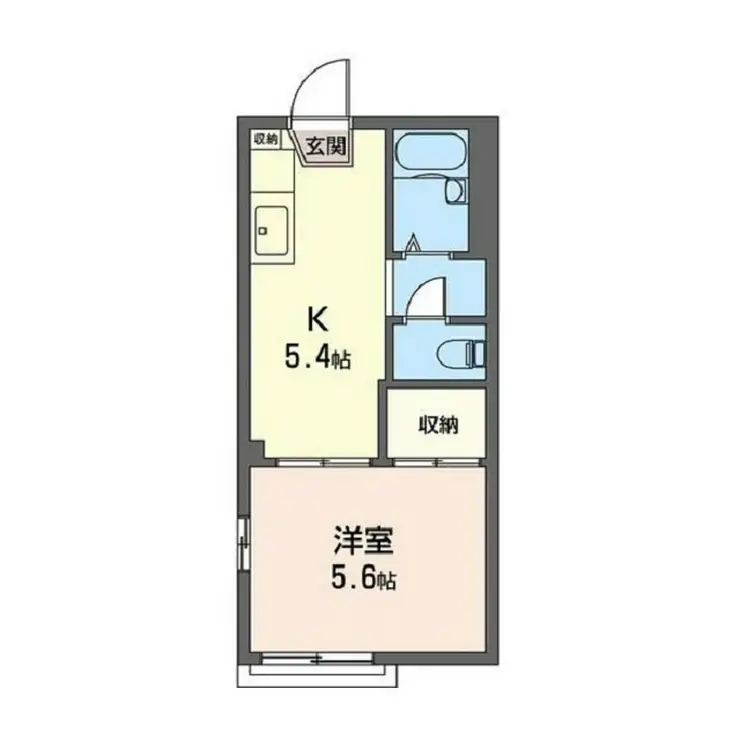 ハイツ大竹 2階階 間取り