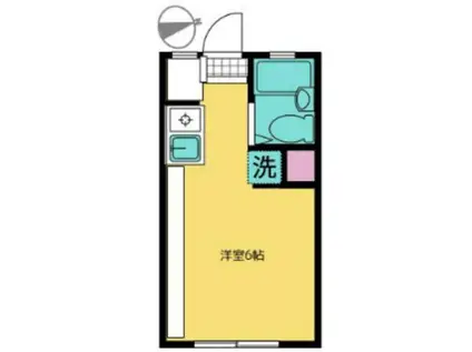 ドエル馬絹A(ワンルーム/3階)の間取り写真