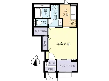 VIT.D(2LDK/2階)の間取り写真