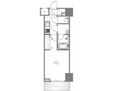 ブライズ板橋クレヴィスタ(1K/10階)の間取り写真