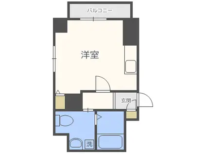 RIOVISTA(ワンルーム/5階)の間取り写真