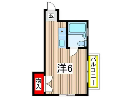 桜吹上ビル(ワンルーム/3階)の間取り写真