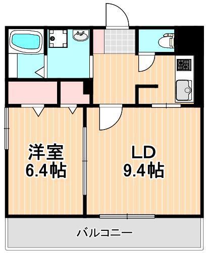 NRAY RESIDENCE(1LDK/1階)の間取り写真