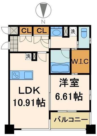 レジディア日本橋馬喰町III(1LDK/7階)の間取り写真