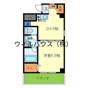 リヴィエール三井(1DK/3階)の間取り写真