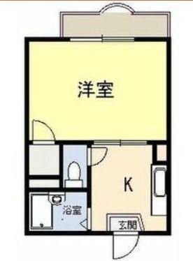 コスモアーバン(1K/1階)の間取り写真