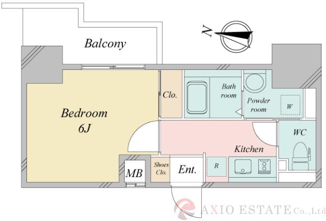 DIMUS新大阪(1K/6階)の間取り写真