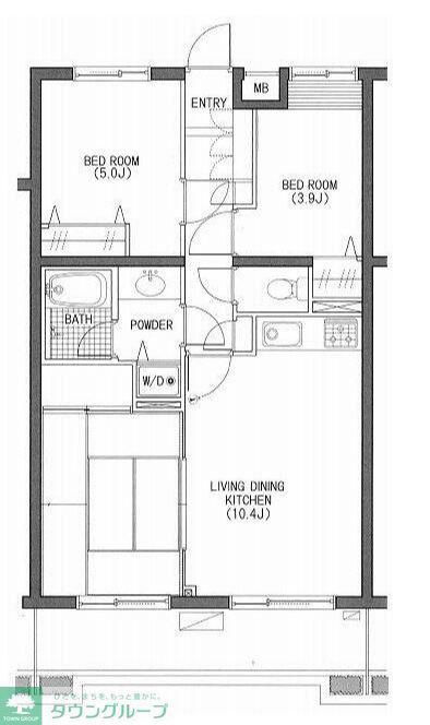 LANAIHILLSIDE1188(3LDK/3階)の間取り写真