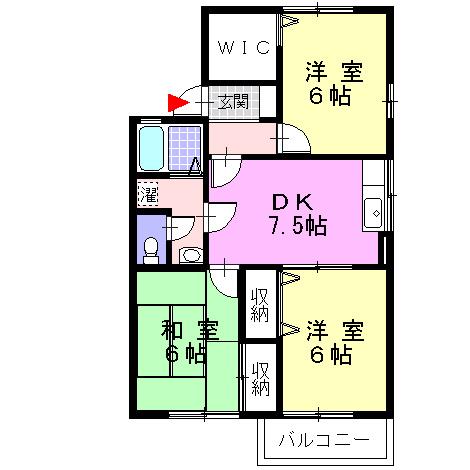 ハレアカラ(3SDK/1階)の間取り写真