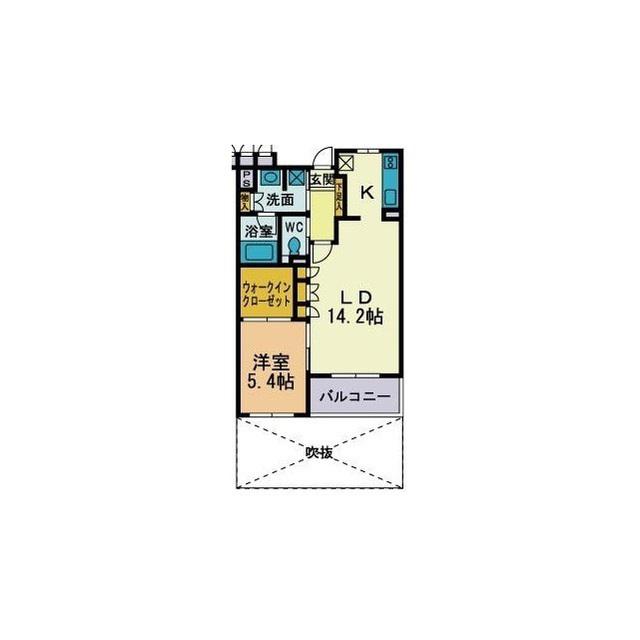 CRAYON DE COULEUR(1LDK/3階)の間取り写真