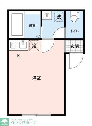 BRILLER8(ワンルーム/4階)の間取り写真