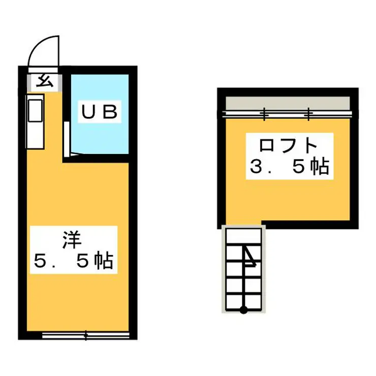 パンシオン新川崎NO.1 2階階 間取り