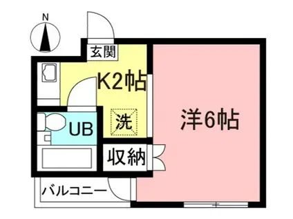 アメニティコウヤマ第11ガーデン(1K/1階)の間取り写真