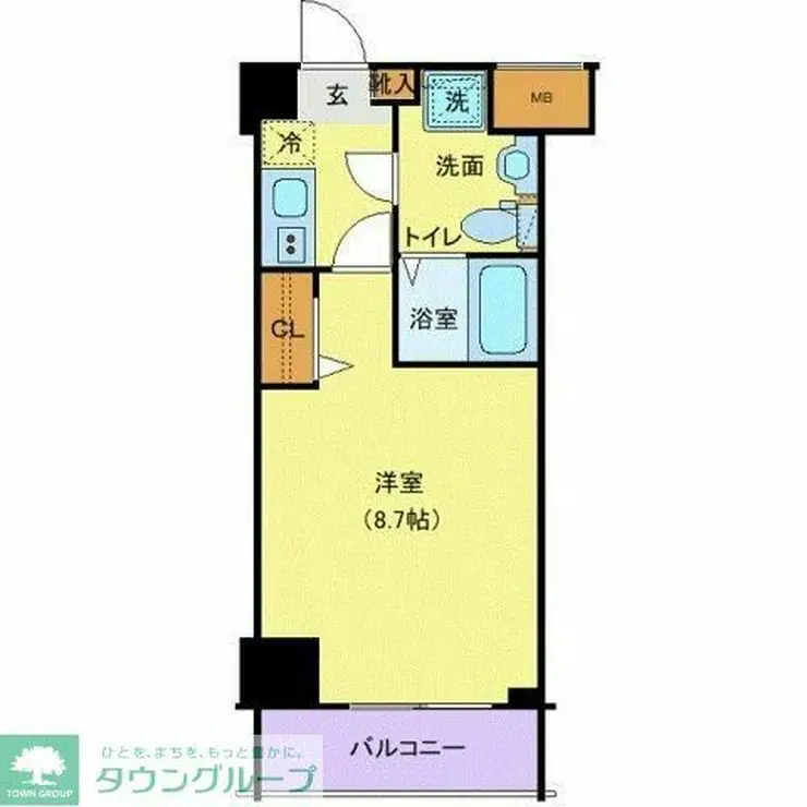 ジェノヴィア西新井大師グリーンヴェール 4階階 間取り