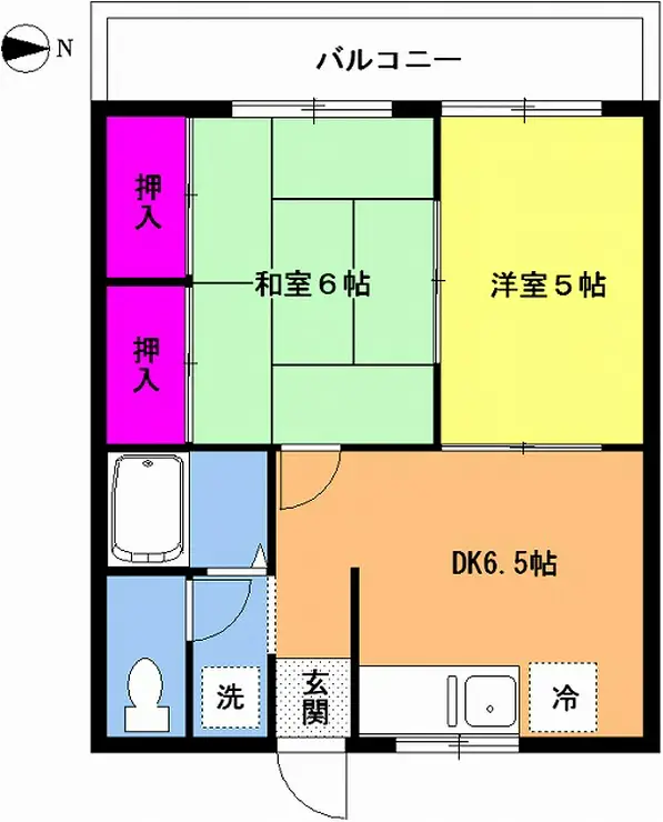 エステートピア多摩川 3階階 間取り